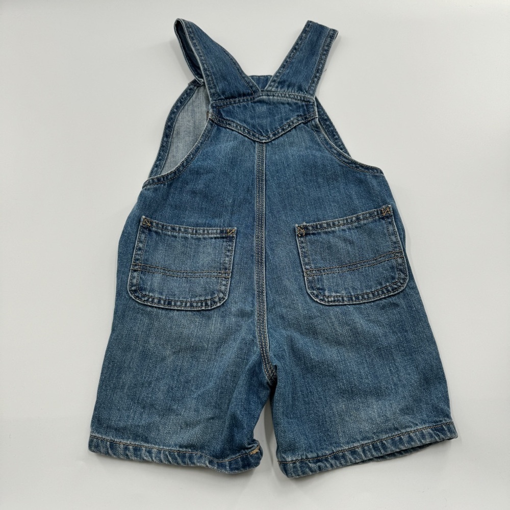 The Children’s Place Medium Wash Denim Overalls | Long Pants | Size 4T - Picture 6 of 8
